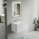 Dowell 30" Wall-Mounted/Floating Fluted Bathroom Vanity with Single Basin ¡°(Two Soft-Close Doors - 032 30 Series