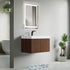 Dowell 30" Wall-Mounted/Floating Fluted Bathroom Vanity with Single Basin ¡°(Two Soft-Close Doors - 032 30 Series