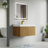 Dowell 36" Wall-Mounted/Floating Fluted Bathroom Vanity with Single Basin ¡°(Two Soft-Close Doors - 032 36 Series