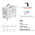 Dowell 36" Bathroom Freestanding Vanity with Two Doors and One Shelves - 035 36 Series