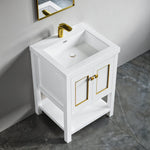 Dowell 24" Freestanding Bathroom Vanity with Single Basin - Two Soft-Close Doors, One Shelf - 036 24 Series