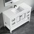 Dowell 48" Freestanding Bathroom Vanity with Single, Double or No Basin ¡°(Two Soft-Close Doors, Two Soft-Close Drawers, One Shelf - 036 48 Series