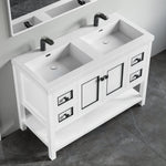 Dowell 48" Freestanding Bathroom Vanity with Single, Double or No Basin ¡°(Two Soft-Close Doors, Two Soft-Close Drawers, One Shelf - 036 48 Series