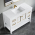 Dowell 48" Freestanding Bathroom Vanity with Single, Double or No Basin ¡°(Two Soft-Close Doors, Two Soft-Close Drawers, One Shelf - 036 48 Series
