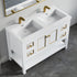 Dowell 48" Freestanding Bathroom Vanity with Single, Double or No Basin ¡°(Two Soft-Close Doors, Two Soft-Close Drawers, One Shelf - 036 48 Series