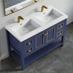 Dowell 48" Freestanding Bathroom Vanity with Single, Double or No Basin ¡°(Two Soft-Close Doors, Two Soft-Close Drawers, One Shelf - 036 48 Series