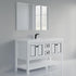 Dowell 60" Freestanding Bathroom Vanity with Single or Double Basin - Four Soft-Close Doors, One Soft-Close Drawer, One Shelf - 036 60 Series