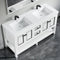 Dowell 60" Freestanding Bathroom Vanity with Single or Double Basin - Four Soft-Close Doors, One Soft-Close Drawer, One Shelf - 036 60 Series