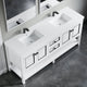 Dowell 72" Freestanding Bathroom Vanity with Double Basin - Four Soft-Close Doors, One Soft-Close Drawer, One Shelf - 036 72 Series