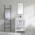 Dowell 24" Freestanding Bathroom Vanity with Single Basin - Two Soft-Close Doors, One Shelf - 036 24 Series
