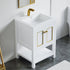 Dowell 24" Freestanding Bathroom Vanity with Single Basin - Two Soft-Close Doors, One Shelf - 036 24 Series