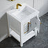Dowell 24" Freestanding Bathroom Vanity with Single Basin - Two Soft-Close Doors, One Shelf - 036 24 Series