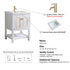 Dowell 24" Freestanding Bathroom Vanity with Single Basin - Two Soft-Close Doors, One Shelf - 036 24 Series