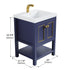 Dowell 24" Freestanding Bathroom Vanity with Single Basin - Two Soft-Close Doors, One Shelf - 036 24 Series