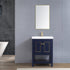 Dowell 24" Freestanding Bathroom Vanity with Single Basin - Two Soft-Close Doors, One Shelf - 036 24 Series