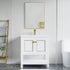 Dowell 30" Freestanding Bathroom Vanity with Single Basin - Two Soft-Close Doors, One Shelf - 036 30 Series
