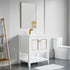 Dowell 30" Freestanding Bathroom Vanity with Single Basin - Two Soft-Close Doors, One Shelf - 036 30 Series