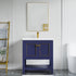 Dowell 30" Freestanding Bathroom Vanity with Single Basin - Two Soft-Close Doors, One Shelf - 036 30 Series