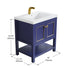 Dowell 30" Freestanding Bathroom Vanity with Single Basin - Two Soft-Close Doors, One Shelf - 036 30 Series