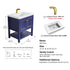 Dowell 30" Freestanding Bathroom Vanity with Single Basin - Two Soft-Close Doors, One Shelf - 036 30 Series