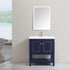 Dowell 30" Freestanding Bathroom Vanity with Single Basin - Two Soft-Close Doors, One Shelf - 036 30 Series