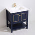 Dowell 30" Freestanding Bathroom Vanity with Single Basin - Two Soft-Close Doors, One Shelf - 036 30 Series
