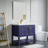 Dowell 36" Freestanding Bathroom Vanity with Single Basin - Two Soft-Close Doors, One Soft-Close Drawer, One Shelf - 036 36 Series