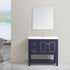 Dowell 36" Freestanding Bathroom Vanity with Single Basin - Two Soft-Close Doors, One Soft-Close Drawer, One Shelf - 036 36 Series