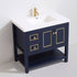 Dowell 36" Freestanding Bathroom Vanity with Single Basin - Two Soft-Close Doors, One Soft-Close Drawer, One Shelf - 036 36 Series