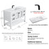 Dowell 48" Freestanding Bathroom Vanity with Single, Double or No Basin ¡°(Two Soft-Close Doors, Two Soft-Close Drawers, One Shelf - 036 48 Series