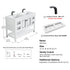 Dowell 48" Freestanding Bathroom Vanity with Single, Double or No Basin ¡°(Two Soft-Close Doors, Two Soft-Close Drawers, One Shelf - 036 48 Series