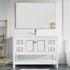 Dowell 48" Freestanding Bathroom Vanity with Single, Double or No Basin ¡°(Two Soft-Close Doors, Two Soft-Close Drawers, One Shelf - 036 48 Series