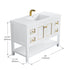 Dowell 48" Freestanding Bathroom Vanity with Single, Double or No Basin ¡°(Two Soft-Close Doors, Two Soft-Close Drawers, One Shelf - 036 48 Series