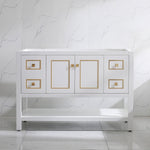 Dowell 48" Freestanding Bathroom Vanity with Single, Double or No Basin ¡°(Two Soft-Close Doors, Two Soft-Close Drawers, One Shelf - 036 48 Series