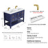 Dowell 48" Freestanding Bathroom Vanity with Single, Double or No Basin ¡°(Two Soft-Close Doors, Two Soft-Close Drawers, One Shelf - 036 48 Series
