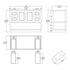 Dowell 48" Freestanding Bathroom Vanity with Single, Double or No Basin ¡°(Two Soft-Close Doors, Two Soft-Close Drawers, One Shelf - 036 48 Series