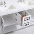 Dowell 60" Freestanding Bathroom Vanity with Single or Double Basin - Four Soft-Close Doors, One Soft-Close Drawer, One Shelf - 036 60 Series