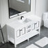 Dowell 60" Freestanding Bathroom Vanity with Single or Double Basin - Four Soft-Close Doors, One Soft-Close Drawer, One Shelf - 036 60 Series