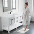 Dowell 60" Freestanding Bathroom Vanity with Single or Double Basin - Four Soft-Close Doors, One Soft-Close Drawer, One Shelf - 036 60 Series