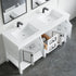 Dowell 60" Freestanding Bathroom Vanity with Single or Double Basin - Four Soft-Close Doors, One Soft-Close Drawer, One Shelf - 036 60 Series