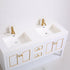 Dowell 60" Freestanding Bathroom Vanity with Single or Double Basin - Four Soft-Close Doors, One Soft-Close Drawer, One Shelf - 036 60 Series