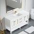 Dowell 60" Freestanding Bathroom Vanity with Single or Double Basin - Four Soft-Close Doors, One Soft-Close Drawer, One Shelf - 036 60 Series