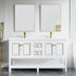 Dowell 60" Freestanding Bathroom Vanity with Single or Double Basin - Four Soft-Close Doors, One Soft-Close Drawer, One Shelf - 036 60 Series