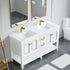 Dowell 60" Freestanding Bathroom Vanity with Single or Double Basin - Four Soft-Close Doors, One Soft-Close Drawer, One Shelf - 036 60 Series