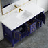 Dowell 60" Freestanding Bathroom Vanity with Single or Double Basin - Four Soft-Close Doors, One Soft-Close Drawer, One Shelf - 036 60 Series