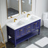 Dowell 60" Freestanding Bathroom Vanity with Single or Double Basin - Four Soft-Close Doors, One Soft-Close Drawer, One Shelf - 036 60 Series