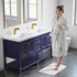 Dowell 60" Freestanding Bathroom Vanity with Single or Double Basin - Four Soft-Close Doors, One Soft-Close Drawer, One Shelf - 036 60 Series