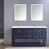 Dowell 60" Freestanding Bathroom Vanity with Single or Double Basin - Four Soft-Close Doors, One Soft-Close Drawer, One Shelf - 036 60 Series