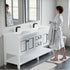 Dowell 72" Freestanding Bathroom Vanity with Double Basin - Four Soft-Close Doors, One Soft-Close Drawer, One Shelf - 036 72 Series