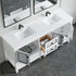 Dowell 72" Freestanding Bathroom Vanity with Double Basin - Four Soft-Close Doors, One Soft-Close Drawer, One Shelf - 036 72 Series